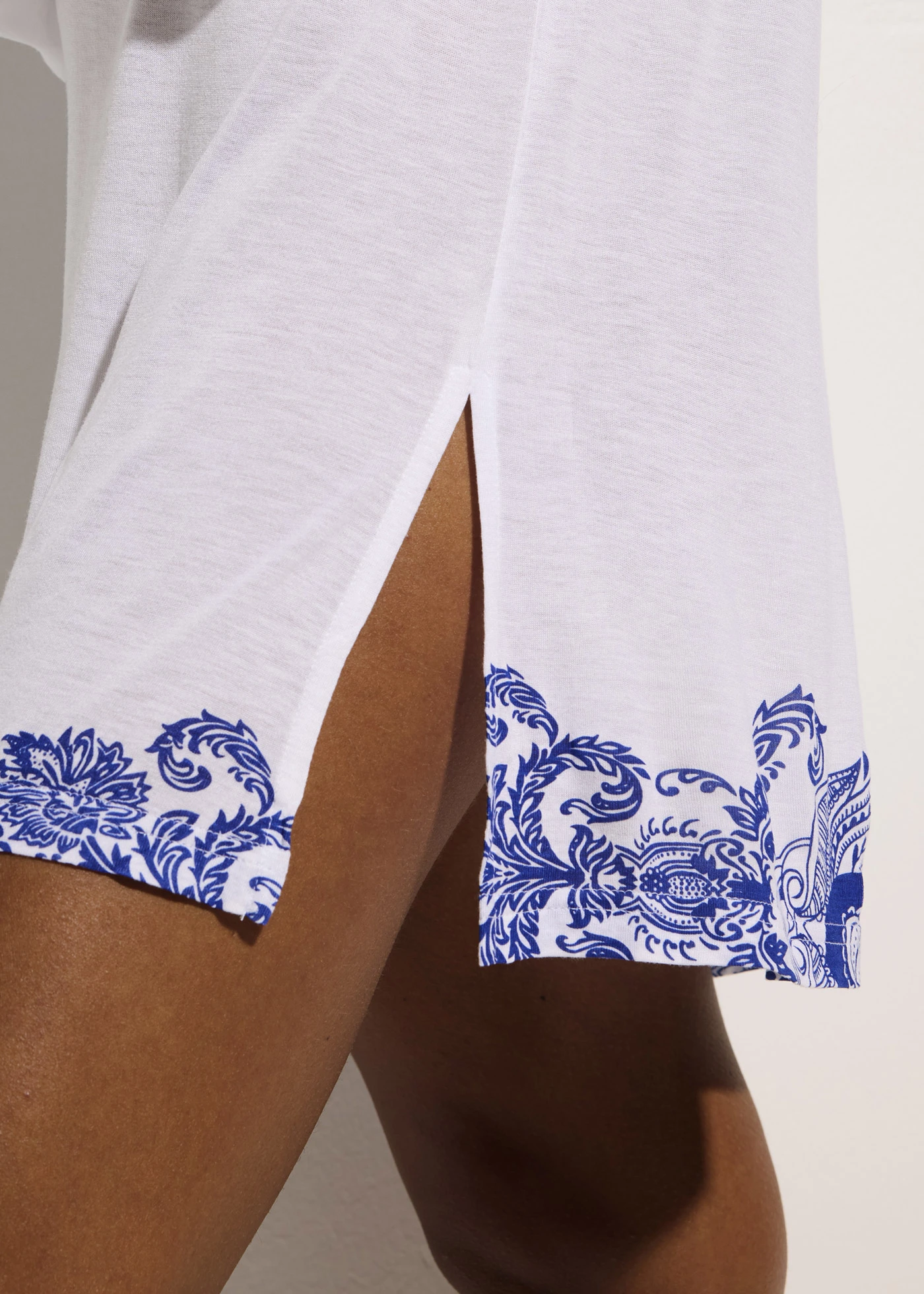 Strandtuniek • wit/arctisch blauw • bonprix online shop