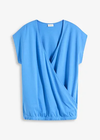 Shirt van puur biologisch katoen • gletsjerblauw • bonprix online shop