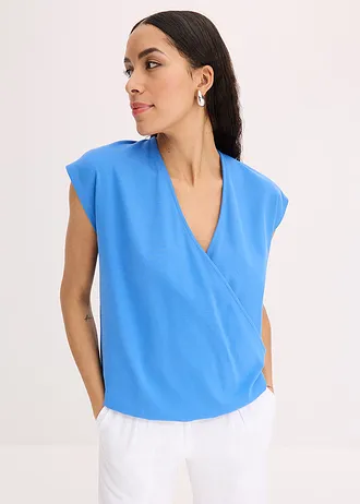 Shirt van puur biologisch katoen • gletsjerblauw • bonprix online shop