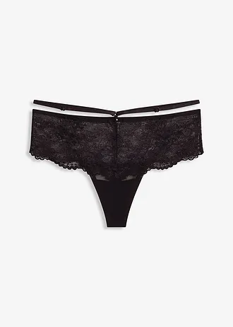 String panty • zwart • bonprix online shop