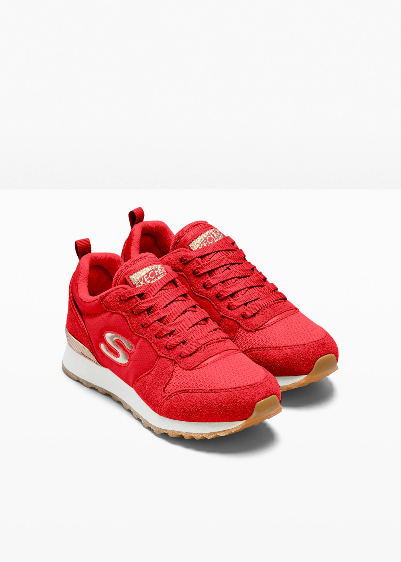 Sneakers Skechers à mémoire de forme • rouge • Boutique bonprix