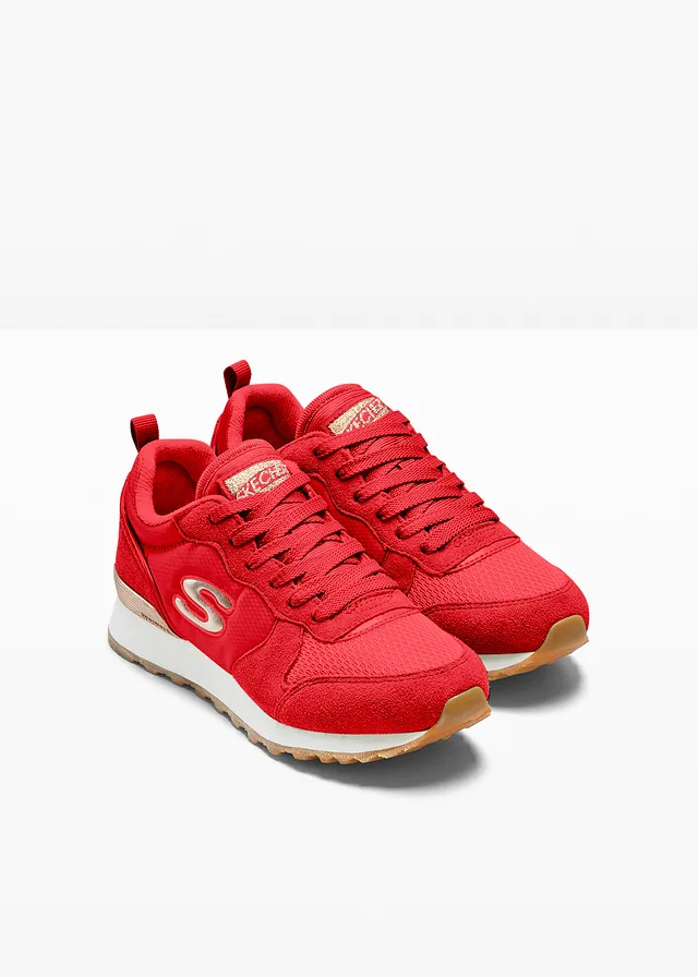 Skechers sneakers met memory foam, Kleur: rood
