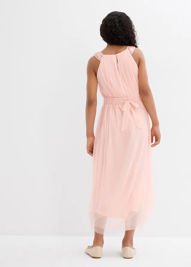Maxi jurk, Kleur: zacht roze