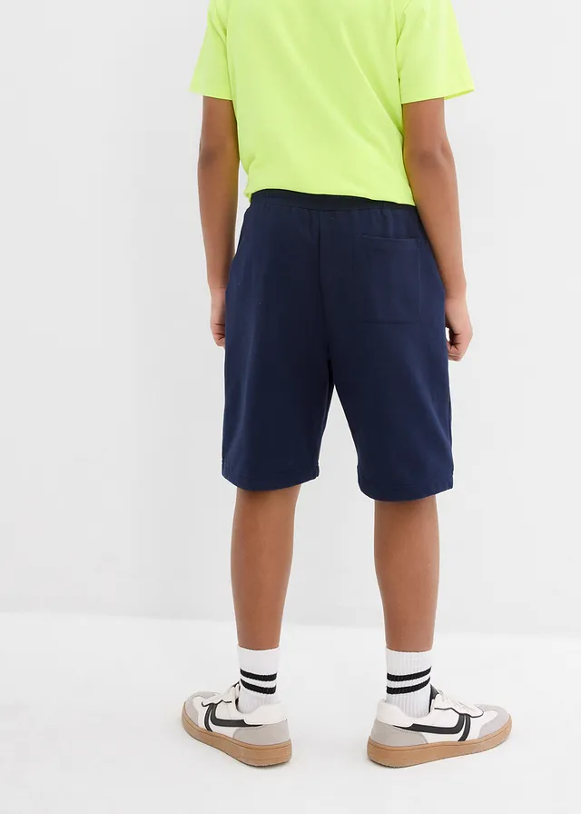 Sweat bermuda van puur biologisch katoen, Kleur: donkerblauw