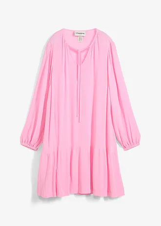 Tuniekjurk van soepele viscose, Kleur: roze