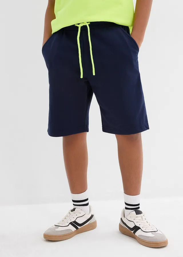 Sweat bermuda van puur biologisch katoen, Kleur: donkerblauw