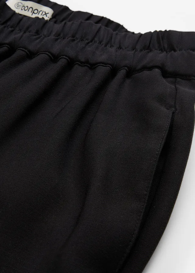 Culotte in een zachte viscosemix • zwart • product-page.page-title-suffix