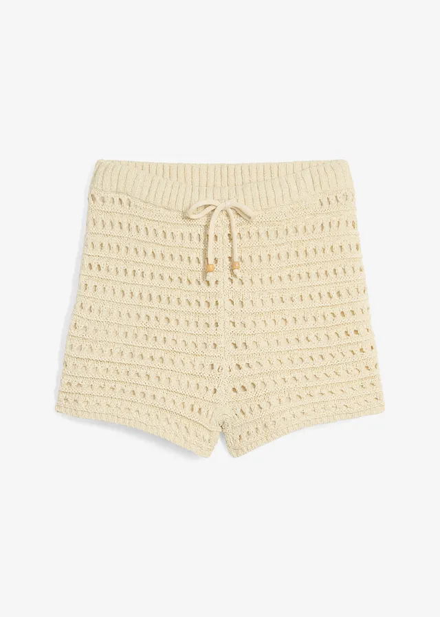Pletené šortky, s podšívkou