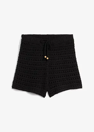 Gebreide short met voering