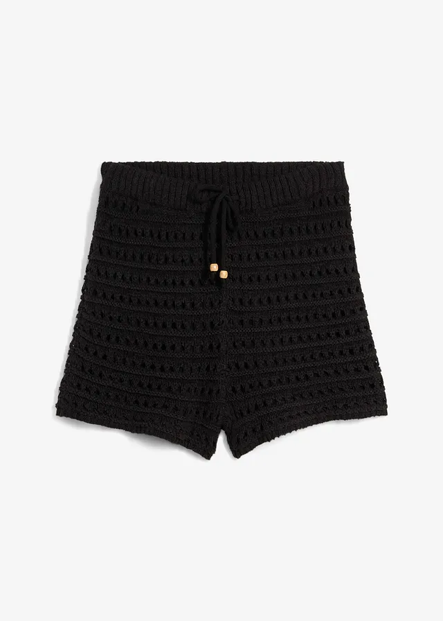 Pletené šortky, s podšívkou