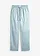 Pantalon taille élastiquée 100% lin, Couleur: bleu givré
