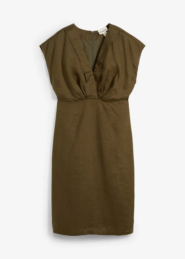 Rochie tip etui din in 100%