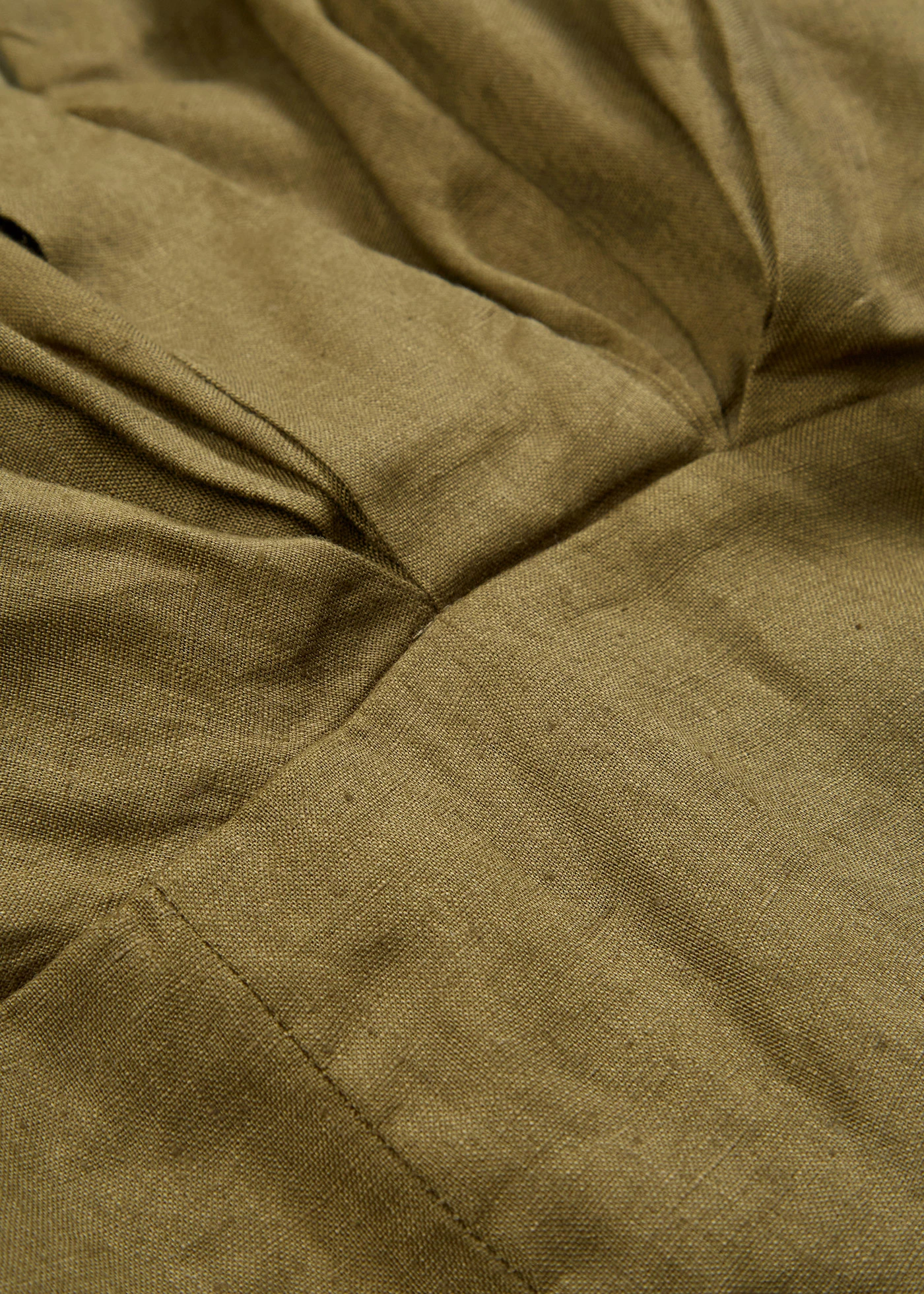 Pouzdrové šaty z čistého lnu • tmavě olivová • bonprix obchod