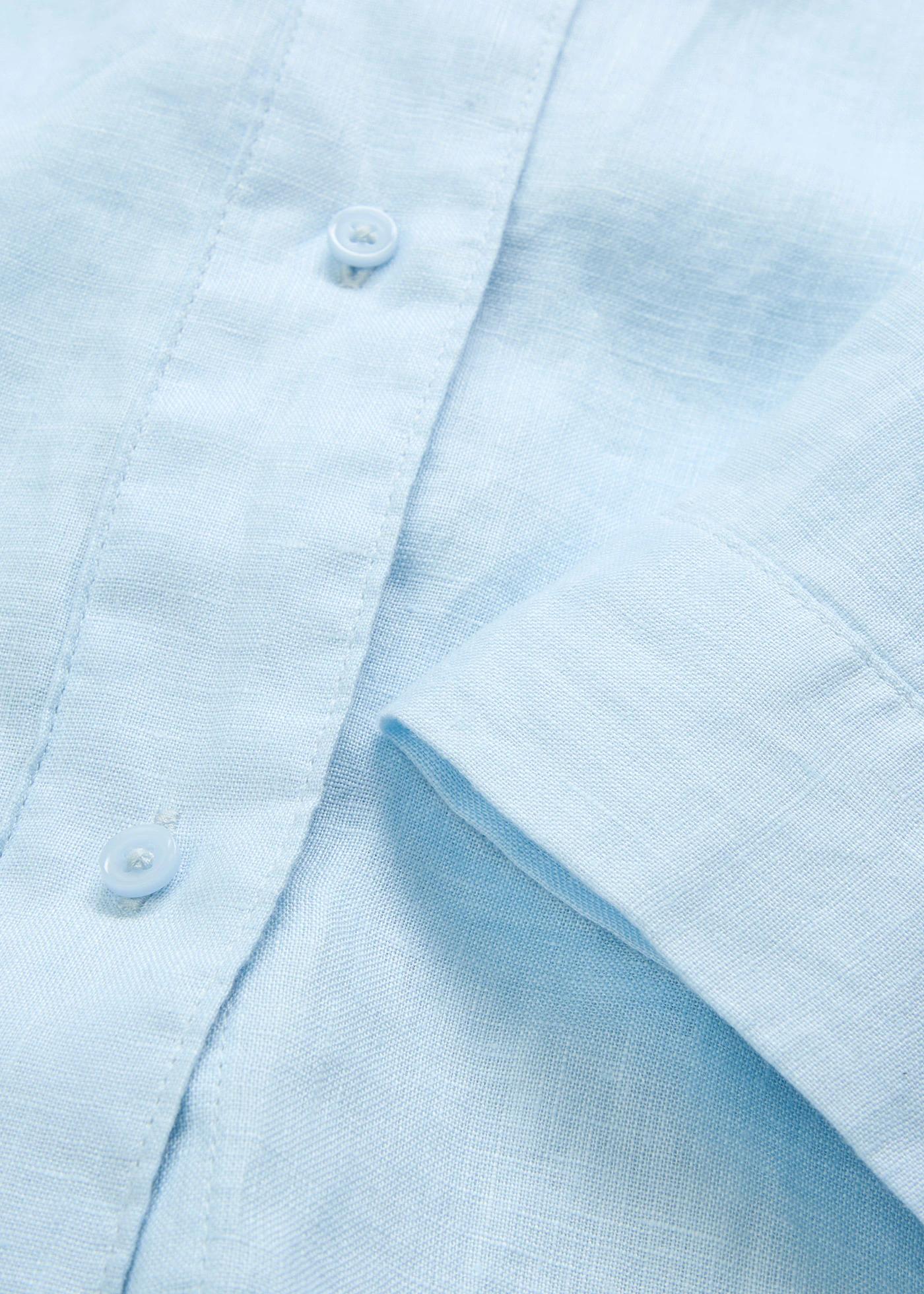 Bluză oversize din in 100% • bleu-gheață • magazin bonprix