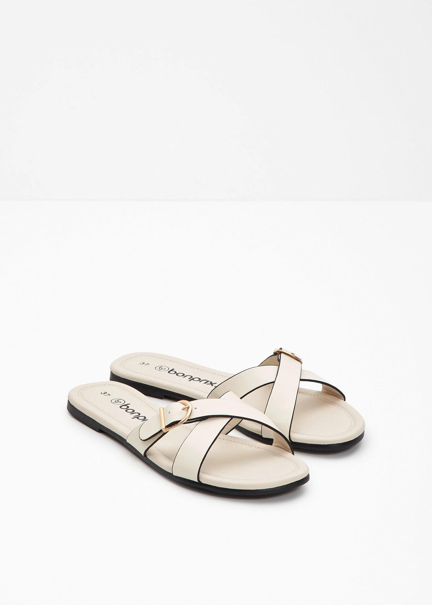 Mules à boucle décorative • beige naturel • product-page.page-title-suffix