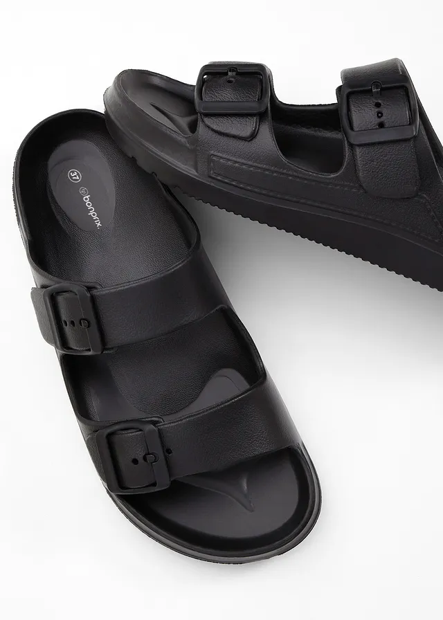 Slippers • zwart • bonprix online shop