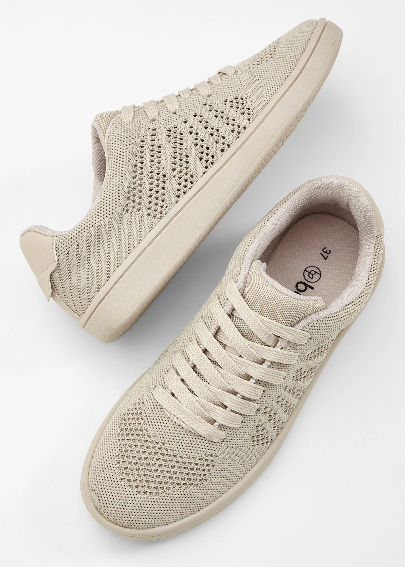 Sneakersy • jasny piaskowy • sklep bonprix