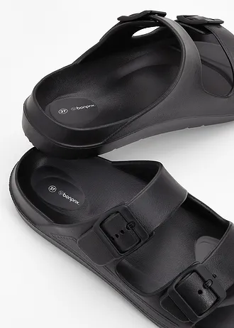 Šľapky z nepremokavého materiálu • čierna • obchod bonprix