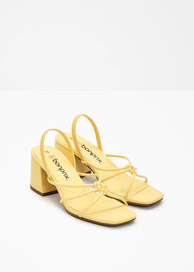 Sandaletten, Kleur: soft geel