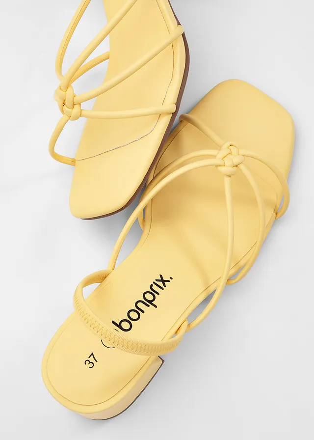 Sandales à talons • jaune pâle • product-page.page-title-suffix