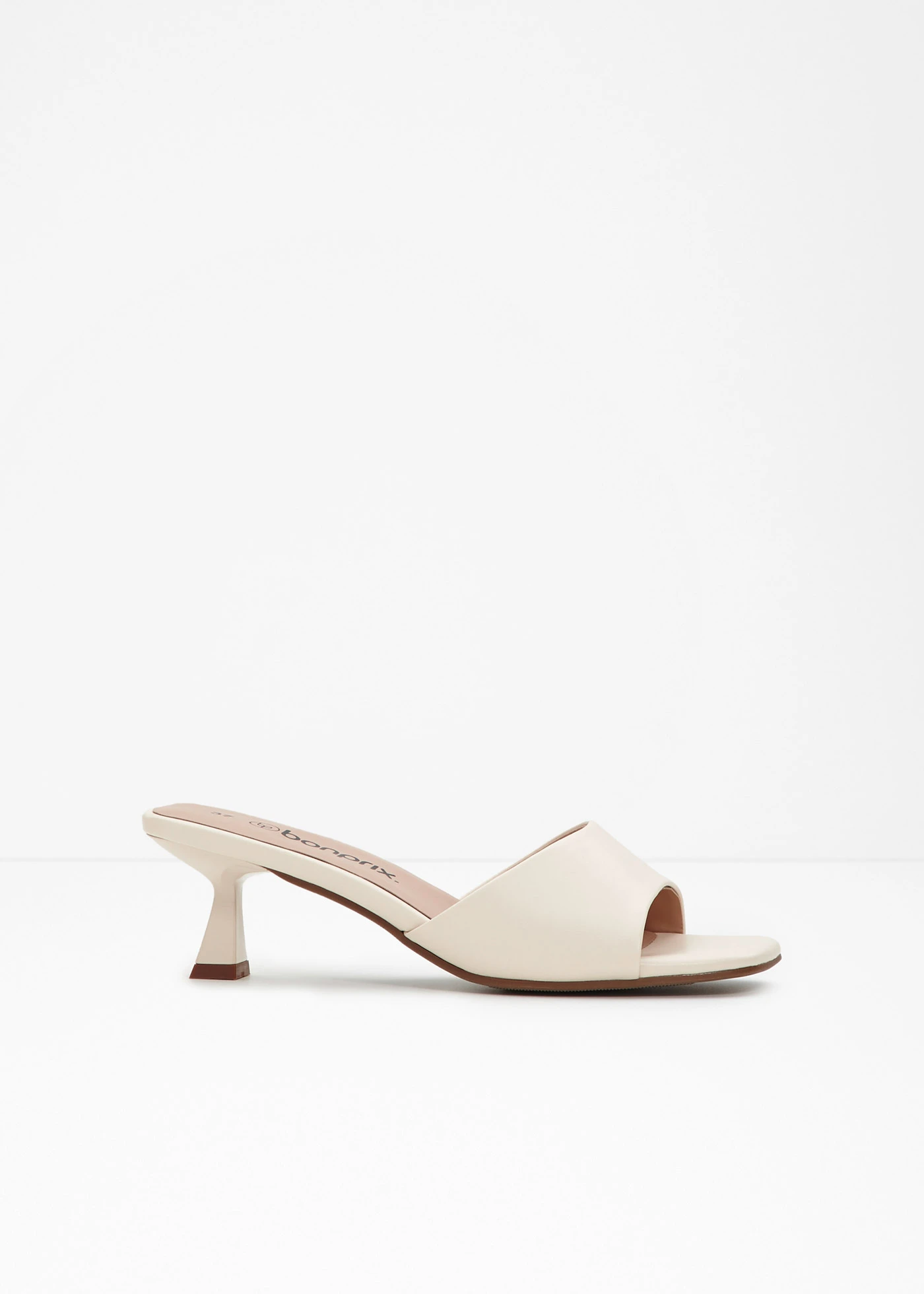 Mules à talon fin • beige naturel • Boutique bonprix