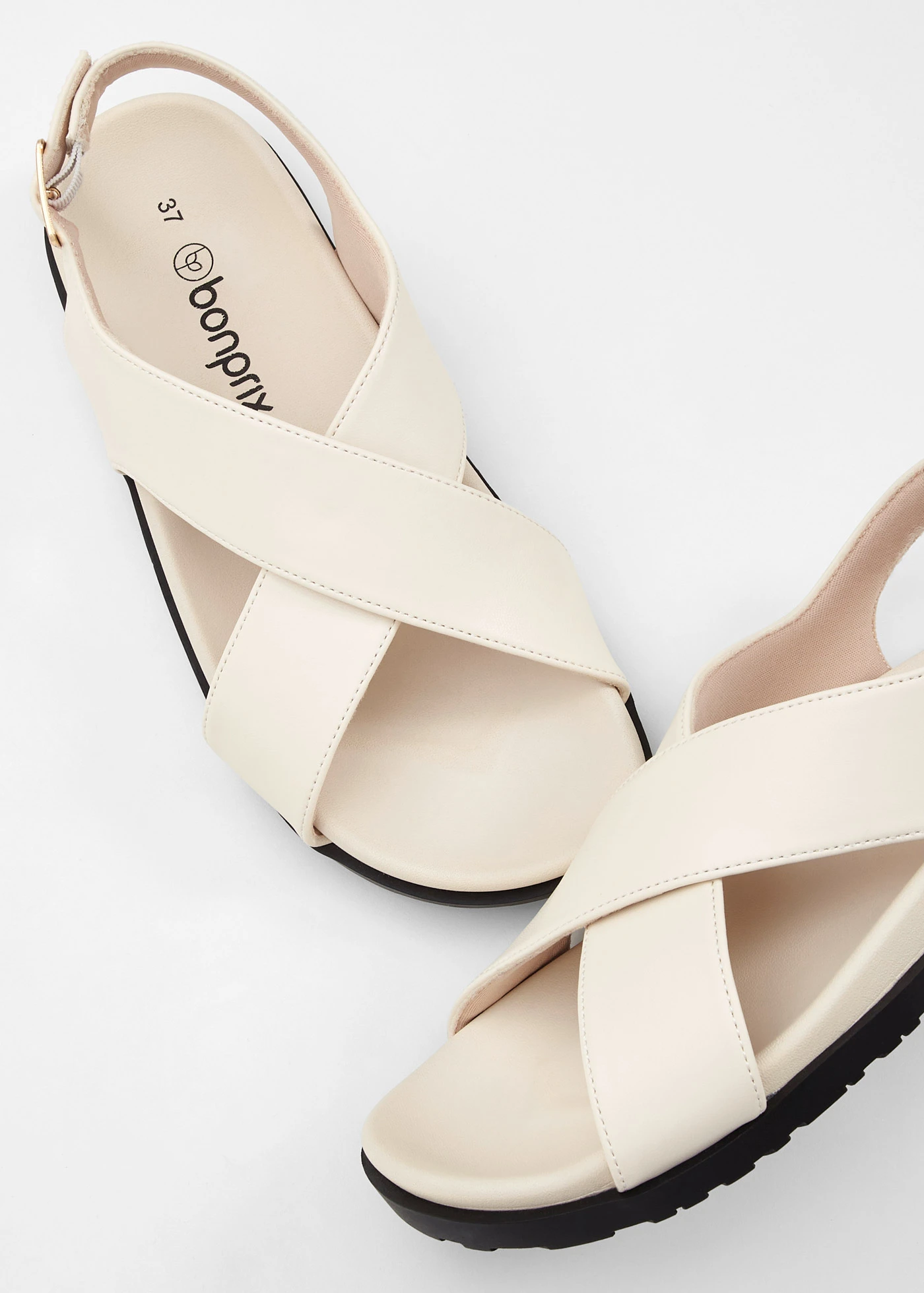 Sandales à semelle anatomique • beige naturel • Boutique bonprix