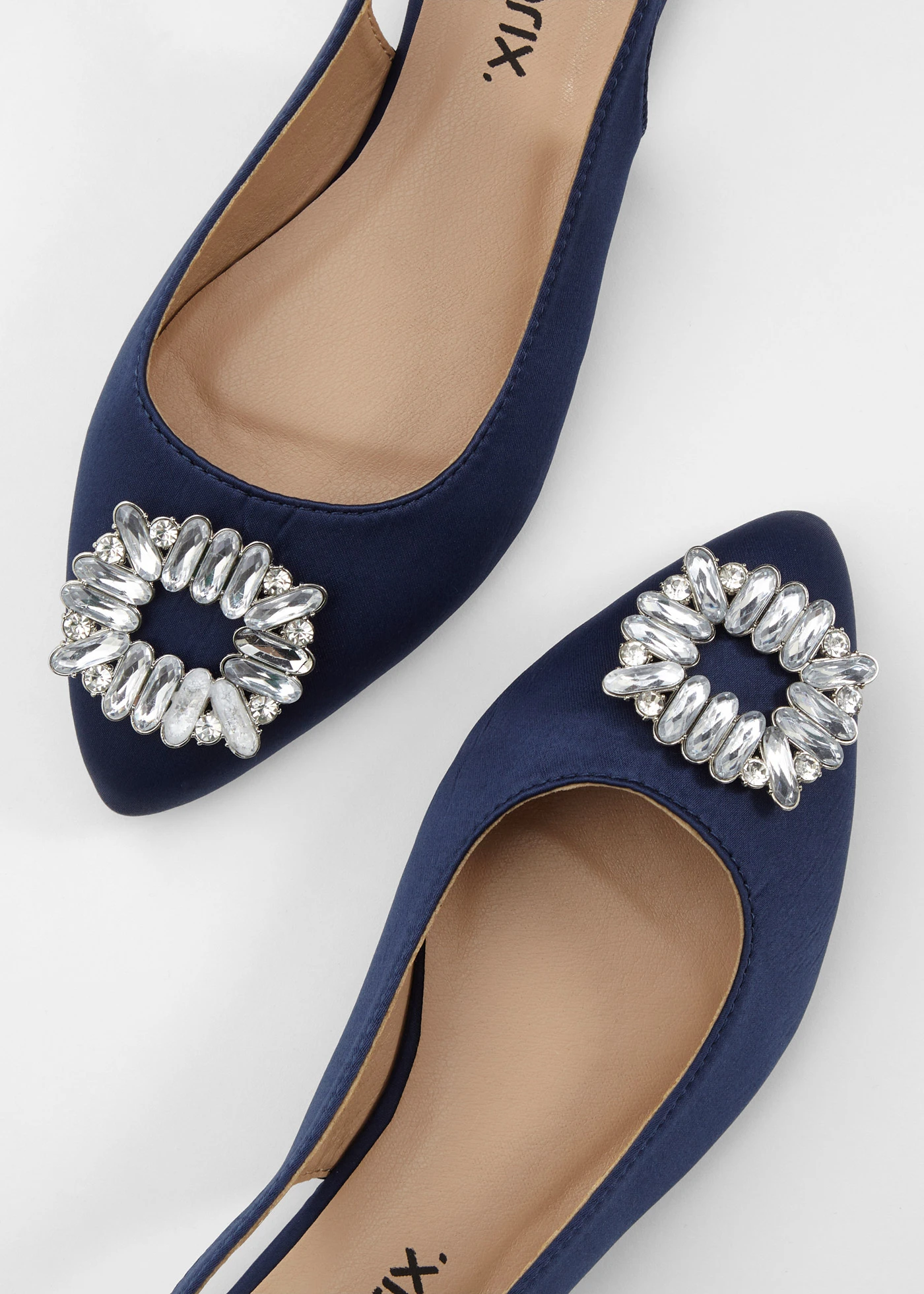 Slingback ballerina's • donkerblauw • bonprix online shop