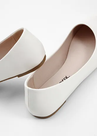 Ballerines, Couleur: blanc