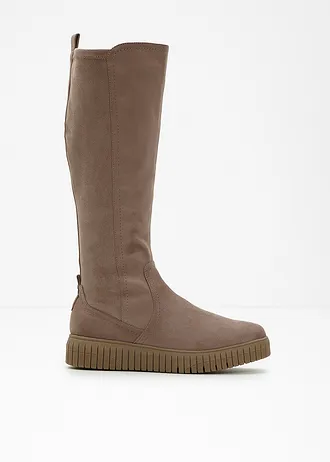 Bottes Jana largeur supplémentaire H • taupe • Boutique bonprix