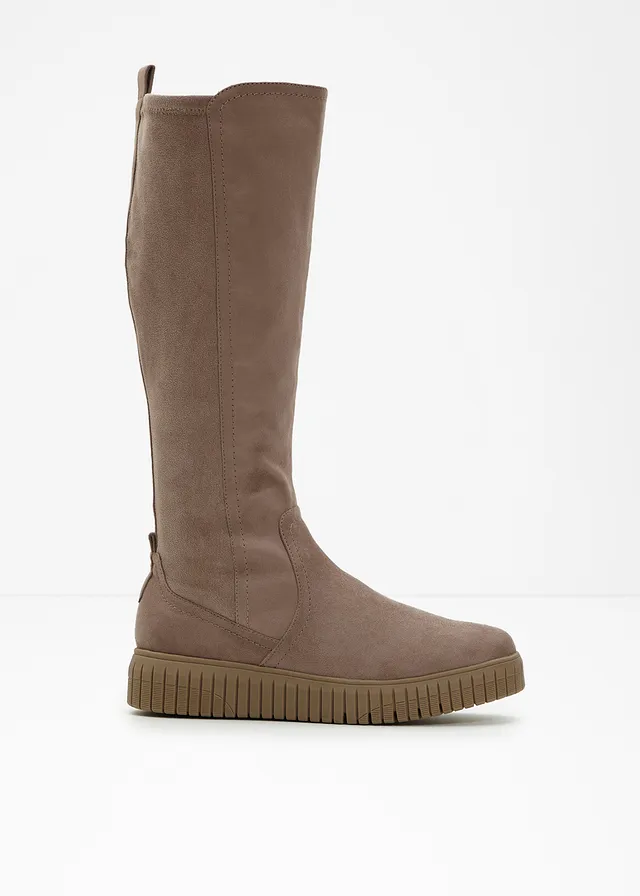 Bottes Jana largeur supplémentaire H • taupe • Boutique bonprix