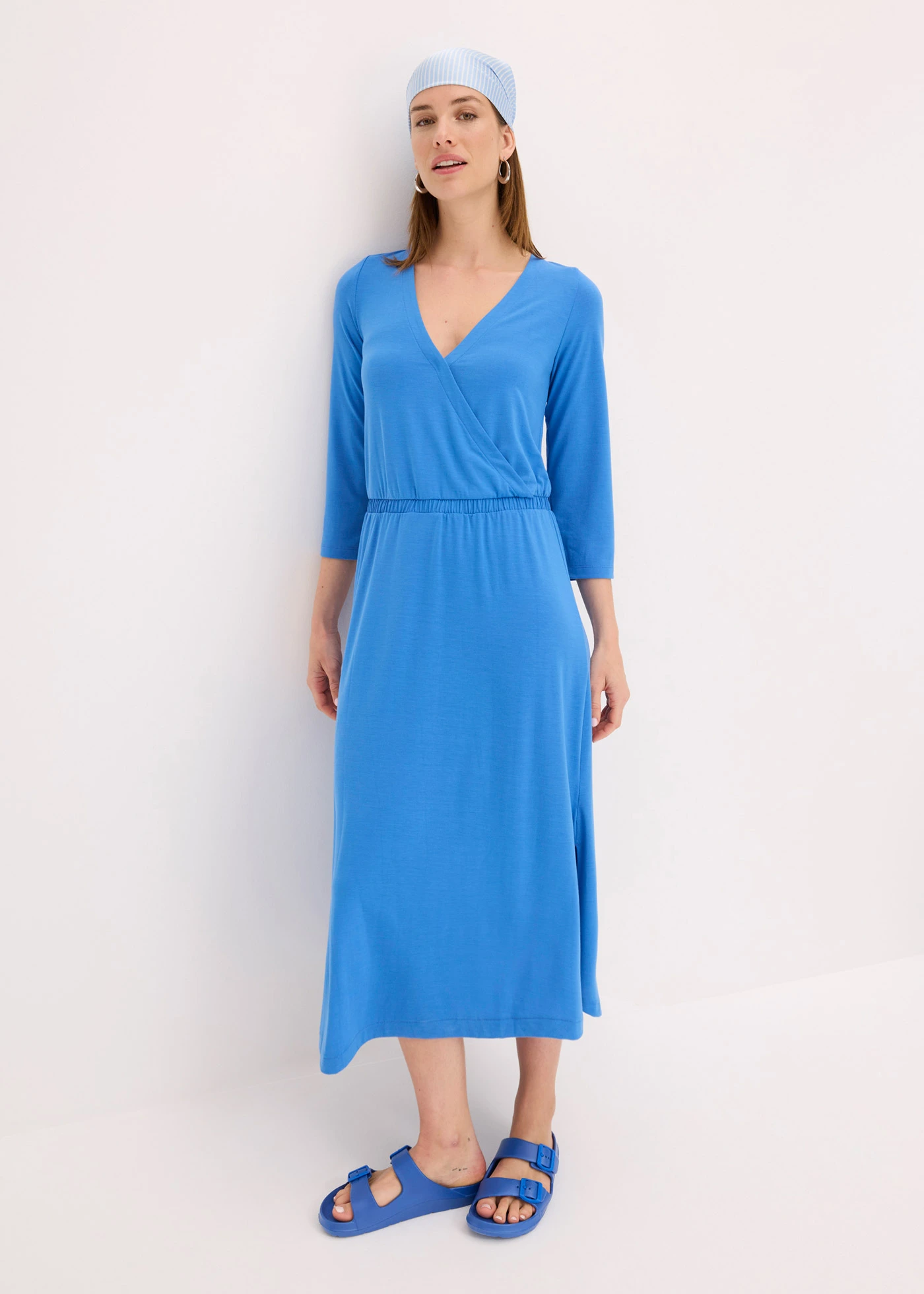 Jersey jurk van een viscosemix • gletsjerblauw • bonprix online shop