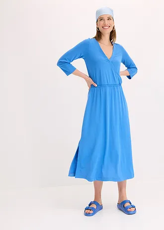 Jersey jurk van een viscosemix • gletsjerblauw • bonprix online shop