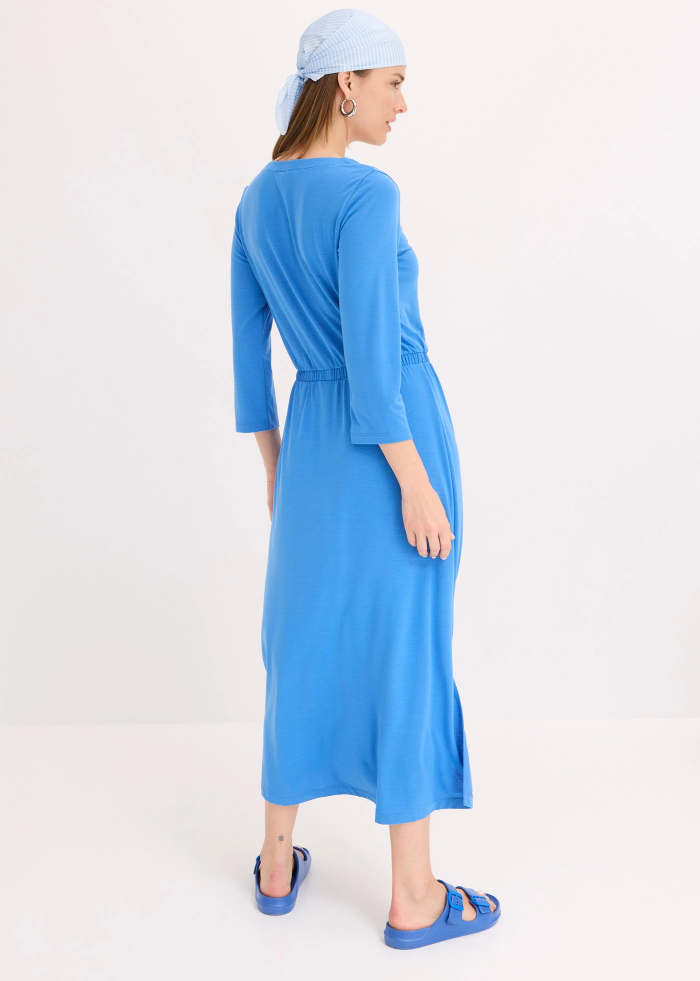 Jersey jurk van een viscosemix • gletsjerblauw • bonprix online shop