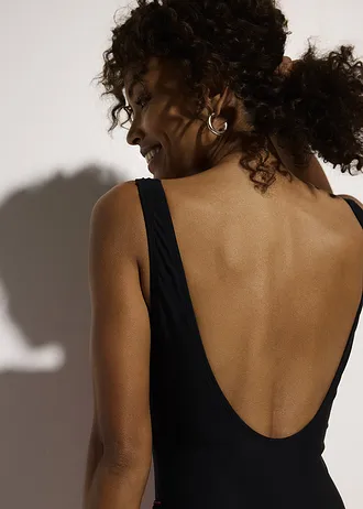 Corrigerend badpak, sterk corrigerend • zwart/pink • bonprix online shop