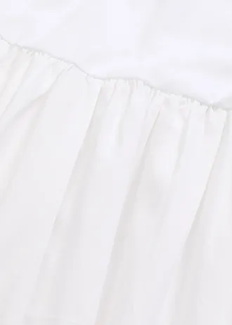 Žerzejové šaty ze směsi materiálů • bílá • bonprix obchod