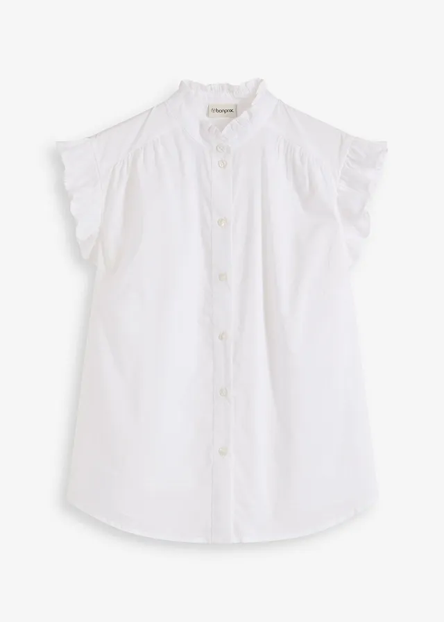 Licht blouse zonder mouwen