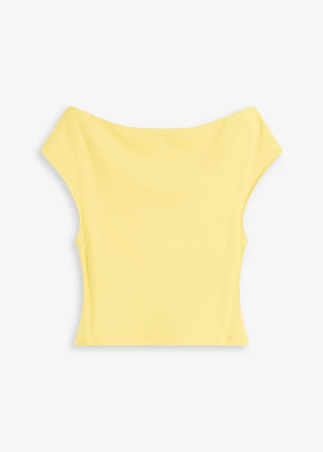 Bluză off-shoulder 100% bumbac organic