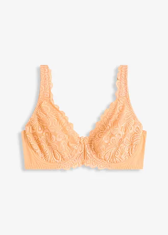 Beugel bh met gewatteerde bandjes • licht perzik • bonprix online shop