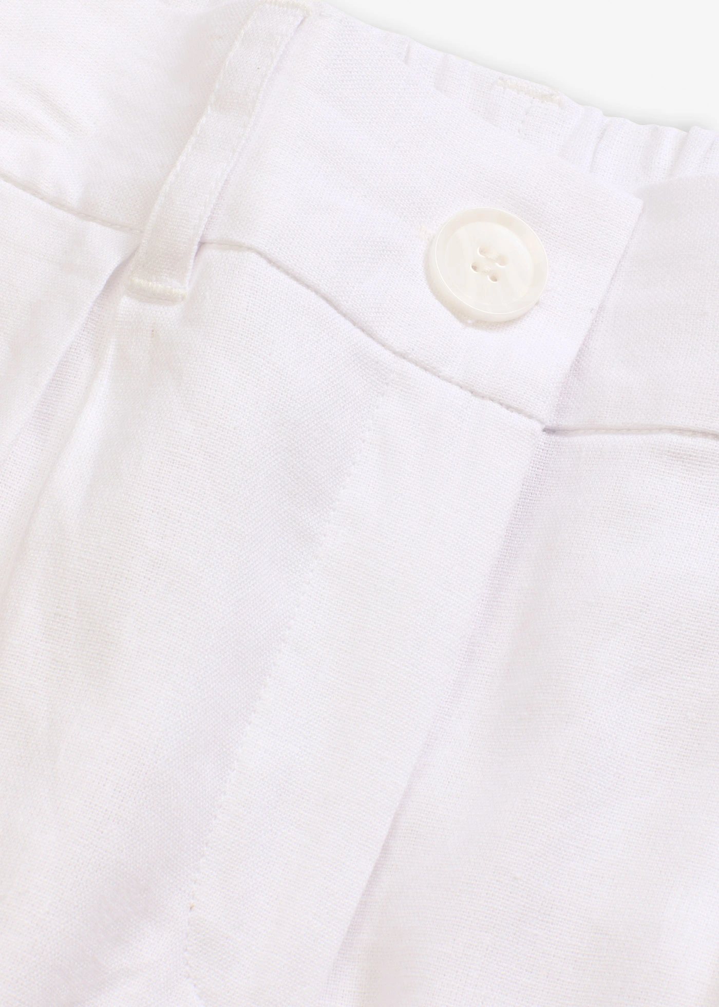 Bermuda en lin mélangé • blanc • Boutique bonprix