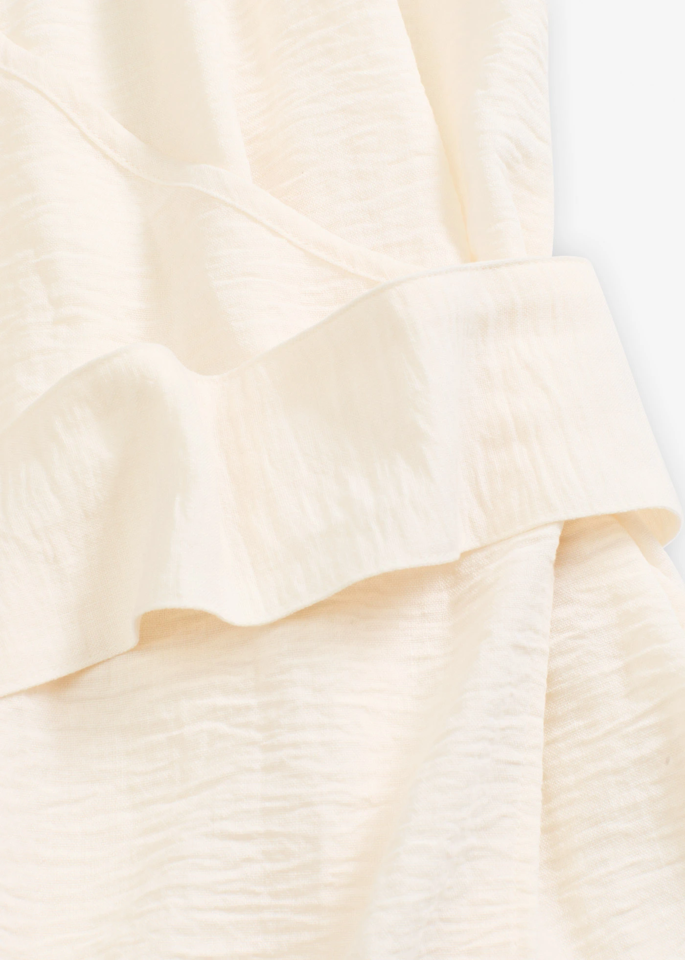 Mini jurk met riem in wikkellook • natuurbeige • bonprix online shop