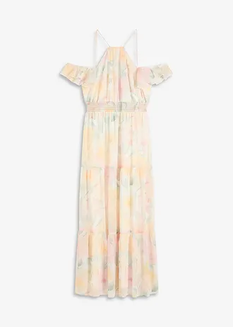 Mintás maxi ruha • világossárga/virágmintás • bonprix áruház