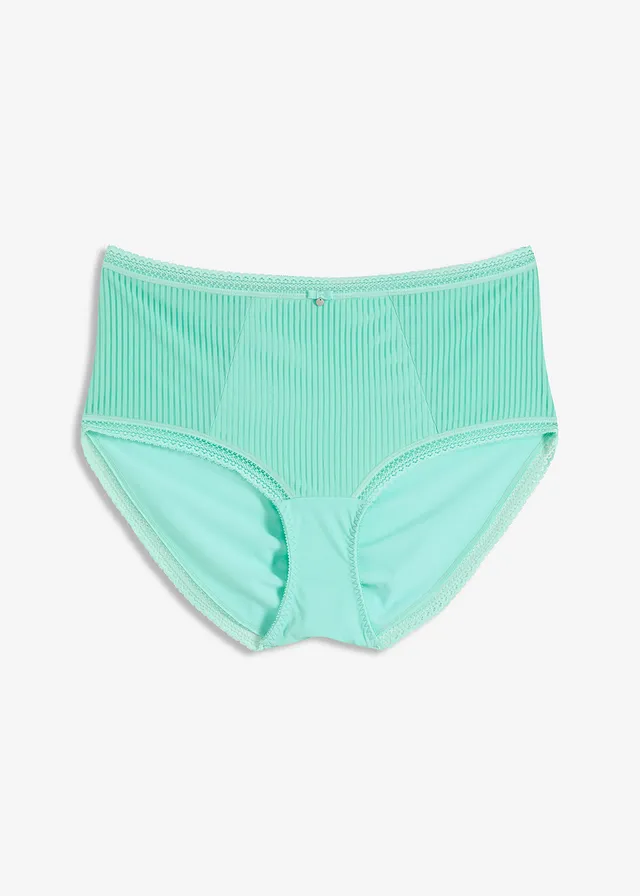 Chilot panty maxi cu dantelă fină