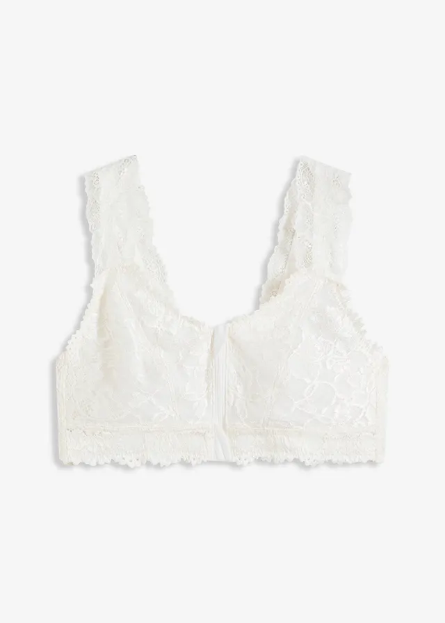 Sutien bralette cu închidere comodă în față