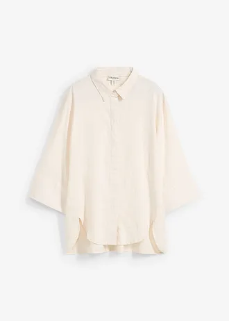 Chemisier en matière rafraîchissante • beige naturel • Boutique bonprix