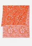 rose vif-orange floral