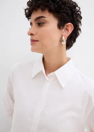 Ingruha ballon szegéllyel tiszta pamutból • fehér • bonprix áruház