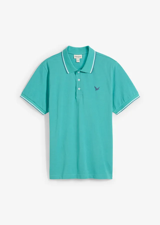 Bluză polo piqué din bumbac organic 100%