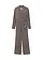 Jumpsuit, Kleur: zwart-sand grafische print