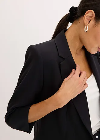 Sacou modern cu umeri evidențiați • negru • magazin bonprix