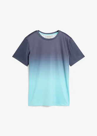 Sportshirt met korte mouwen en kleurverloop
